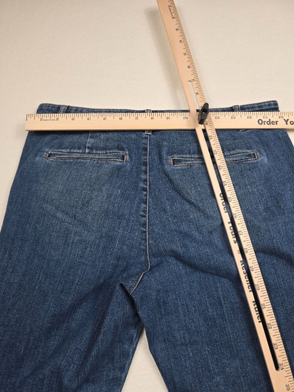 Lauren Ralph Lauren Womens Denim Bermuda Shorts Size 8 - Picture 4 of 6